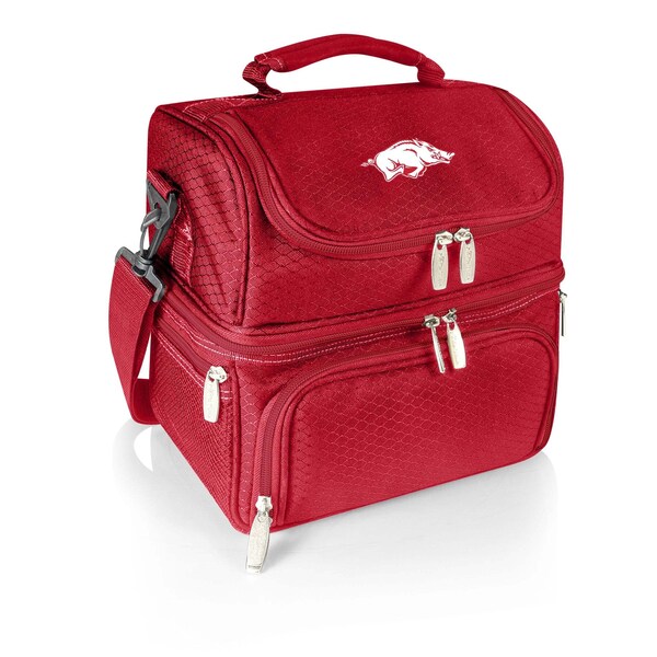 Picnic Time Family Of Brands NCAA Arkansas Razorbacks Pranzo Lunch Bag - Insulated Lunch Box with Picnic Set 512-80-100-034-0 - main