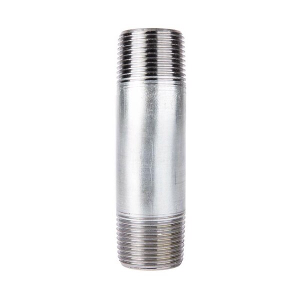 Stz Industries 1-1/2 in. MIP each X 1-1/2 in. D MIP Galvanized Steel 4-1/2 in. L Nipple 301U112X412 - main