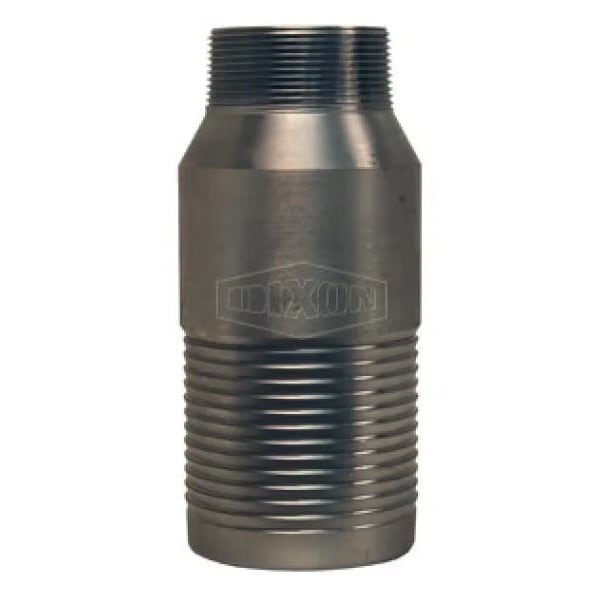 Dixon Jump Size King Combination Reducing Nipple, 2 x 3 in, NPT x Hose Shank, 316 SS, Domestic RST3525 - main