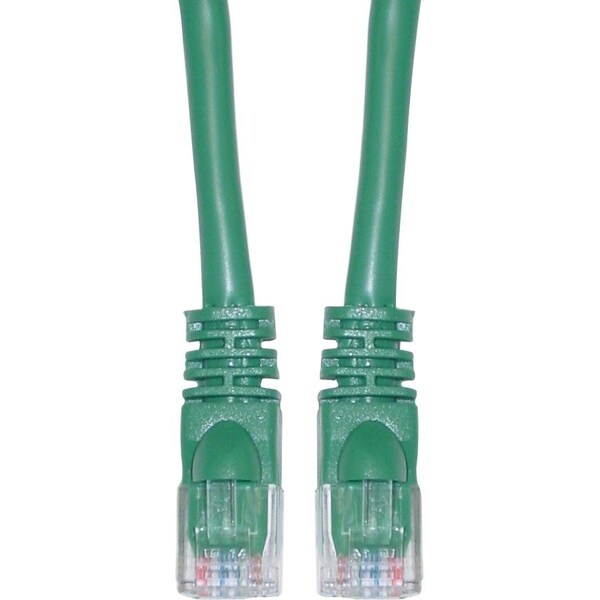 Cable Wholesale Cat6 Green Copper Ethernet Patch Cable, Snagless/Molded Boot, POE Compliant, 100 foot 10X8-051HD - main