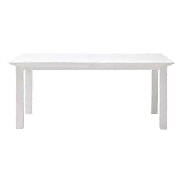Homeroots 71" White Wood Dining Table 518761 - main