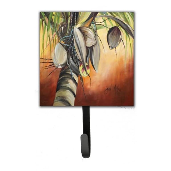 Carolines Treasures Orange Coconut Tree Leash and Key Holder JMK1280SH4 - main