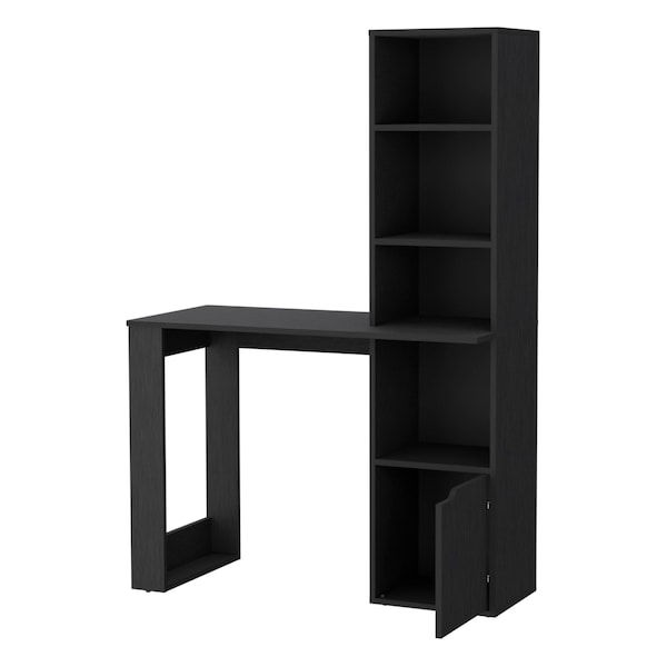 Homeroots 39" Black Computer Desk 535153 - main