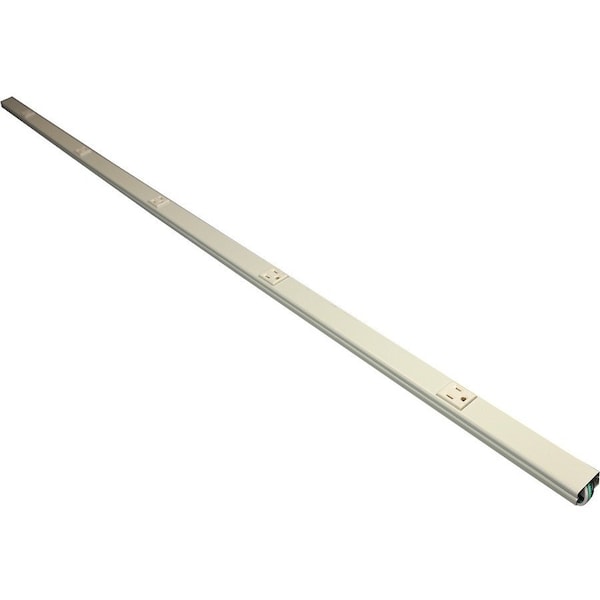 Legrand Outlet Strip, Plug Converter, 5-15R, 5 ft., White WH20GB512 - main