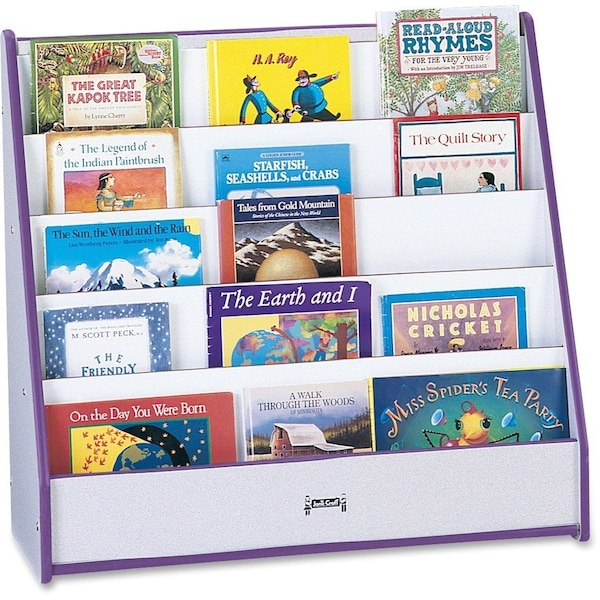 Jonti-Craft Rainbow Accents Flushback Pick-a-Book Stand, Purple 3514JCWW004 - main