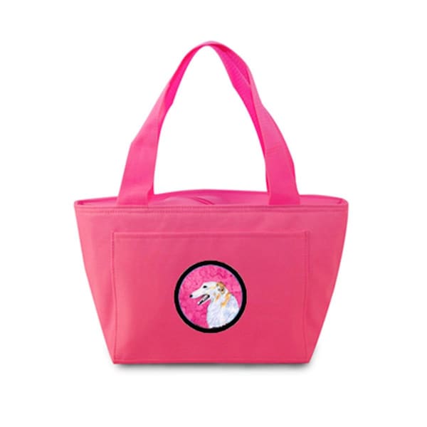 Carolines Treasures Pink Borzoi Zippered Insulated School Washable And Stylish Lunch Bag Cooler SS4751-PK-8808 - main