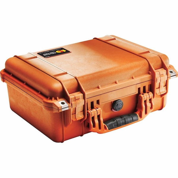 Pelican Orange Protective Case, 16.44"L x 13"W x 6.82"D 1450NF - main