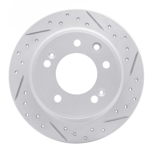 Dynamic Friction Co DFC Geoperformance Rotor - Drilled and Slotted 830-03029R - main