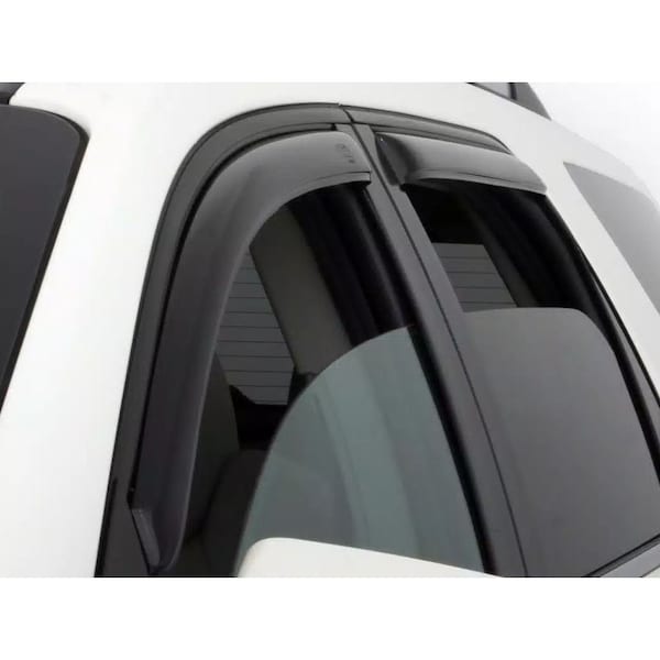 Ventshade Window Channel, In-Channel, Tape-On, Smoke, Acrylic, Set Of 4 194334 - main