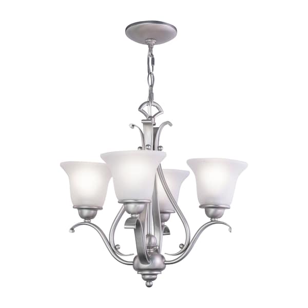 Vaxcel Monrovia 4L Chandelier Nickel CH35404BN - main