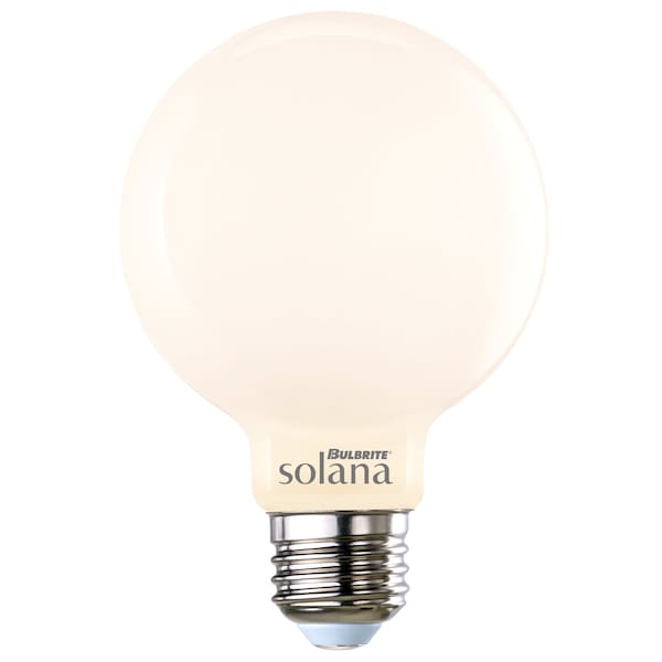 Bulbrite Solana Smart LED Wifi Light Bulb, G25 / E26 Base, 5.5W, 2200K-6500K, Milky Finish 1- PK 293121 - main