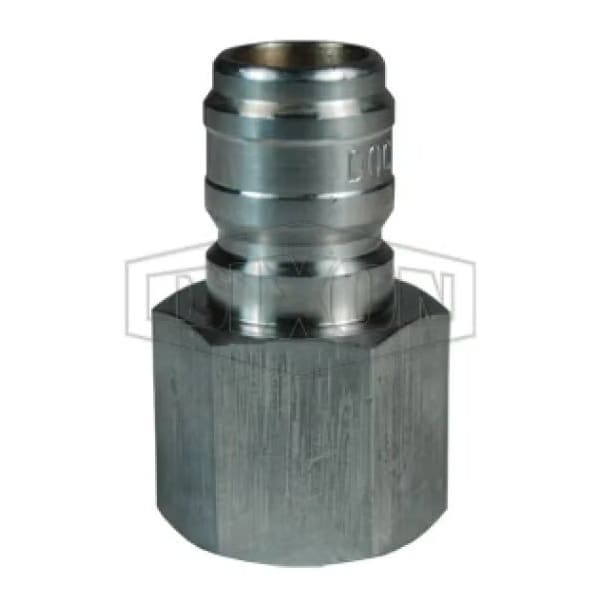 Dixon Straight Through Interchange Quick Connect Plug, 1-1/4-11-1/2 Nominal, FNPT, Steel, Domestic E10F10 - main