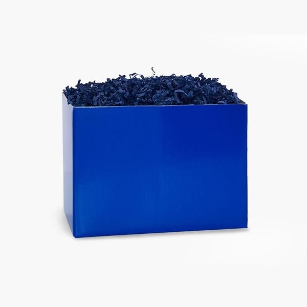 Nashville Wraps Navy Blue Basket Box, Medium 8.25x4.75x6.25, 6PK NBLM - main