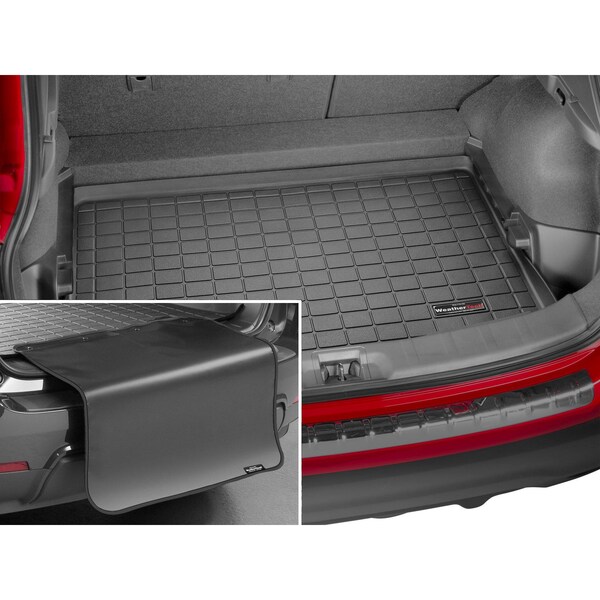 Weathertech Black, Cargo Liner With Bumper Protector 401755SK - main