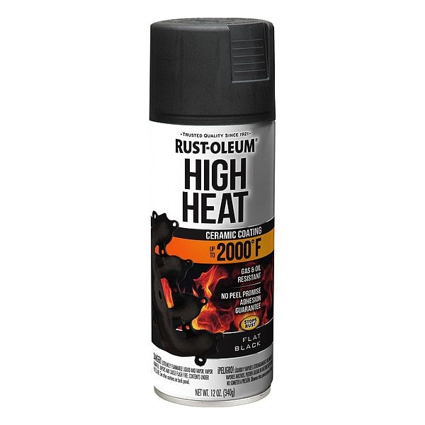 Rust-Oleum Engine Enamel, 12 oz, Exterior/Interior, High Heat
