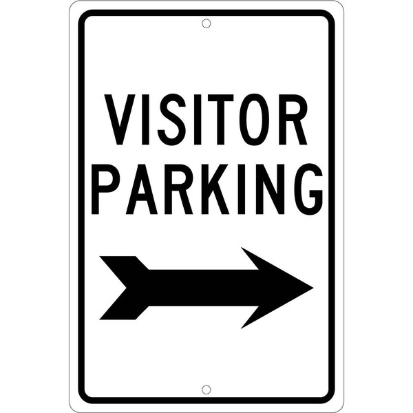 Nmc Visitor Parking Sign, TM8H TM8H - main