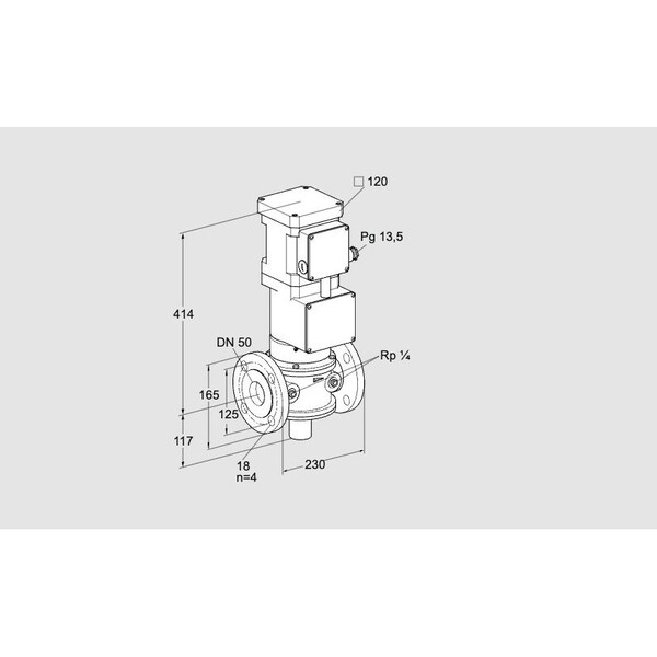 Honeywell Kromschroder VLV, MTR, GAS, VK 50F80T5HG93DSV KS85317123 - main