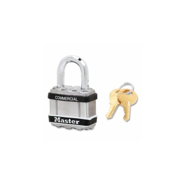 Master Lock Wide Commercial Magnum Laminated Steel Padlock, Alike-Keyed, No 2126, 1 in Shackle Height, 6PK 470-M1KASTS-2126 - main