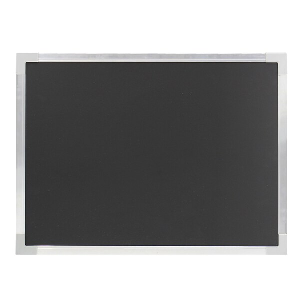 Flipside 18 x 24 Aluminum Framed Black Dry Erase Board 17921 - main