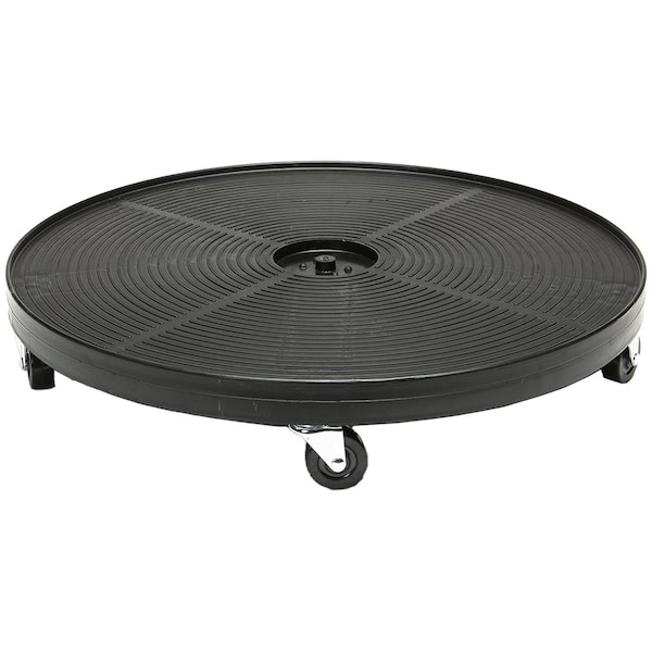 Devault Enterprises Plant Dolly, No Drainage Hole, Black, 23.5" DEV2400B - main