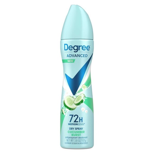 Degree Cucumber Burst Antiperspirant Deodorant Dry Spray for Women, 3.8 Ounce, 12PK 62678208 - main