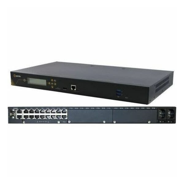 Perle IOLAN SCG18 S Console Server: 16 x software selectable RS232/422/485 RJ45 interfaces, 2 x U 04035044 - main