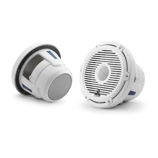 Jl Audio 8.8in Marine Speakers, 1in WHITE Tweeter, Gloss White Classic Grille, 93689, 010-03499-00, 2PK 93689/010-03499-00 - main
