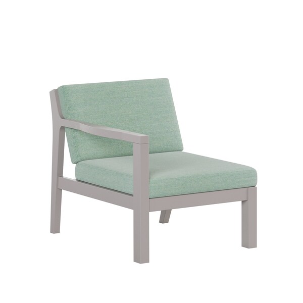 Polybird BREEZE DEEP SEAT SECTIONAL PIECE RIGHT CHAIR SAND POLYBIRD P102-SN-CASP - main