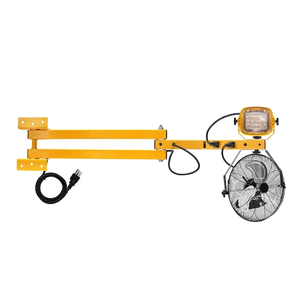 Ideal Warehouse Innovations Dock Light with Arm and Fan 60-1066 - main