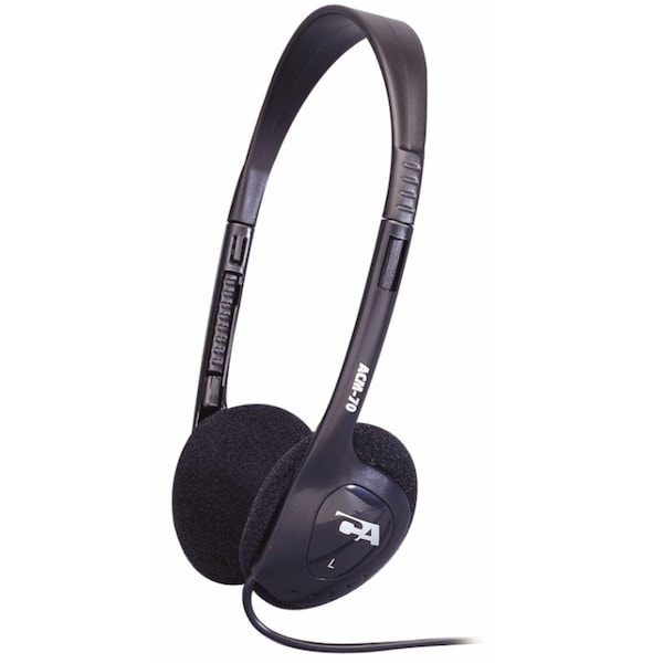 Cyber Acoustics ACM-70b Lightweight PC/Audio Stereo Headphone ACM70B - main