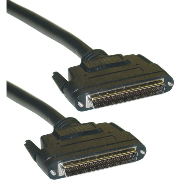 Cable Wholesale SCSI III LVD cable, Black, HPDB68 (Half Pitch DB68) Male, 34 Twisted Pairs, 3 foot 10P2-39103 - main