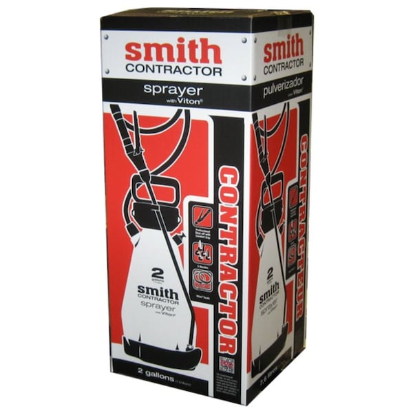Smith Performance Sprayers 2 Gallon Hand Pump Contactor Sprayer with Pump Zero Battery Powered Head and Charger e190216 - main