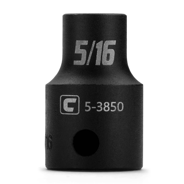 Capri Tools 5/16 in. Shallow Impact Socket, 3/8-Inch Drive, 12-Point, SAE CP53850 - main