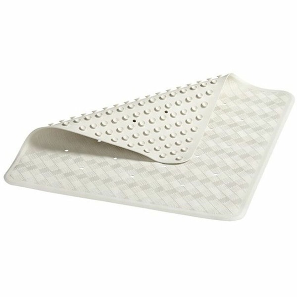 Rubbermaid Commercial Safti Grip Large Bath Mat, White, 12PK RCP1982726CT - main