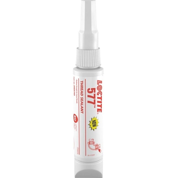Loctite Thread Sealant 1.69 fl oz, Squeeze Bottle, 577, Yellow, Liquid 2068749 - main