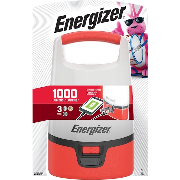 Energizer 1200 lm Red/White LED Standing Lantern ENALU451E - main