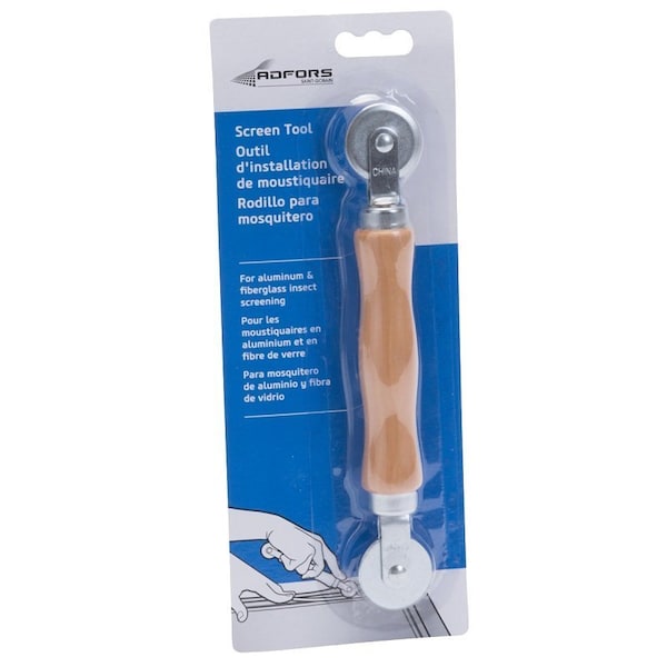 New York Wire Adfors Screen/Spline Installation Tool, Wood Handle FSP8567-U - main
