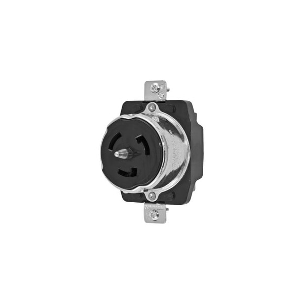 Hubbell Wiring Twist-Lock 50A 3-Phase 250V AC 3-Pole 4-Wire Grounding Receptacle CS8369 - main