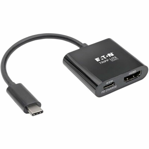 Tripp Lite USB C TO HDMI ADAPTER W/PD CHARGING USB 3.1 GEN 1, 4K X 2K at 30 HZ, THUNDERBOLT U444-06N-H4B-C - main