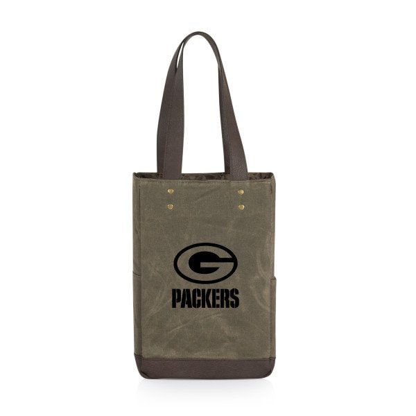 Picnic Time Family Of Brands NFL Green Bay Packers - 2 Bottle Insulated Wine Cooler Bag 536-02-140-124-2 - main