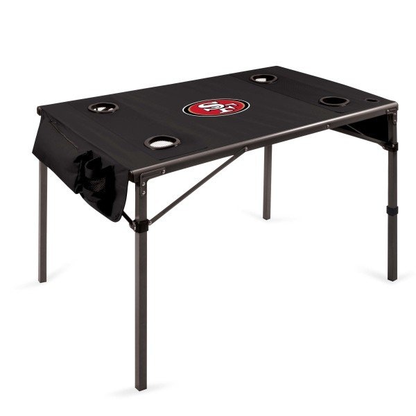 Picnic Time Family Of Brands NFL San Francisco 49ers - Travel Table Portable Folding Table 799-00-179-274-2 - main