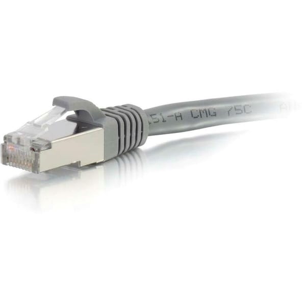 C2G 25FT CAT6 SNAGLESS SHIELDED STP ETHERNET NETWORK PATCH CABLE - GRAY 00788 - main
