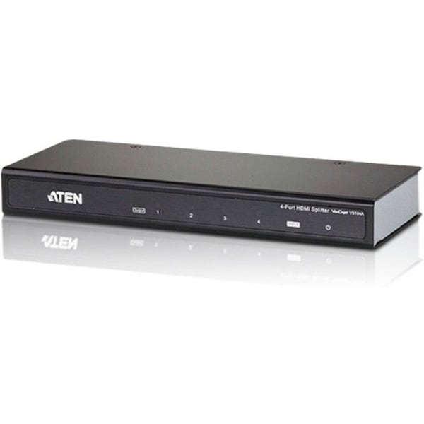 Aten 4-Port HDMI Splitter - 1 x HDMI In - 4 x HDMI Out VS184A - main