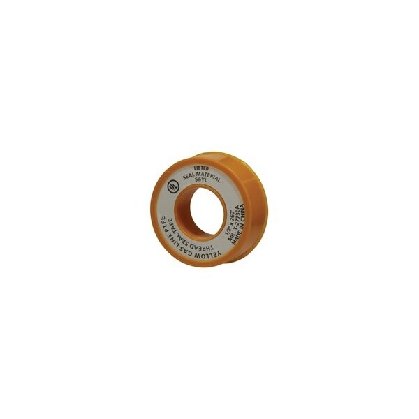 Midland Industries TAPE L GAS 3/4IN 520IN YEL 0.08 LB WT 982127 - main