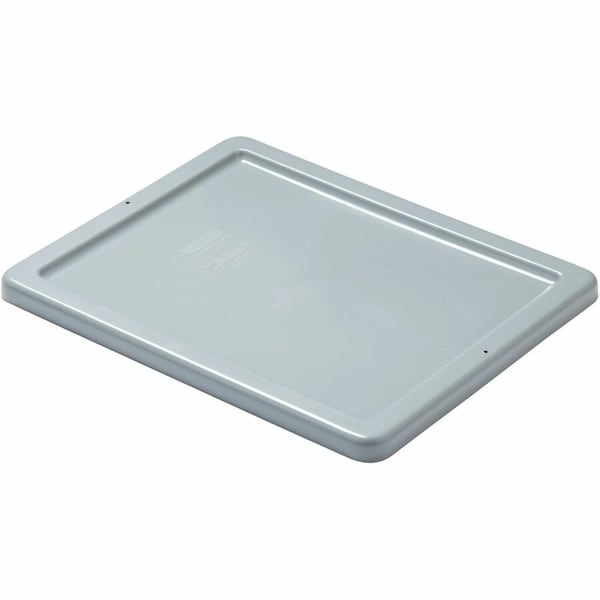 Rubbermaid Commercial Lid, 19 5/8 in L, 15 1/2 in W, Gray, Plastic FG172000GRAY - main