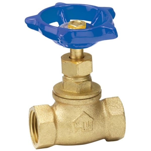 Gourmetgalley 230-2-34-34 0.75 In. Brass Threaded Stop Valve GO697776 - main