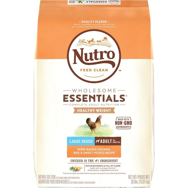 Nutro Wholesome Essentials 30 Lb. Chicken Brown Rice & Sweet Potato Large Breed Adult Dry Dog Food 791894 - main