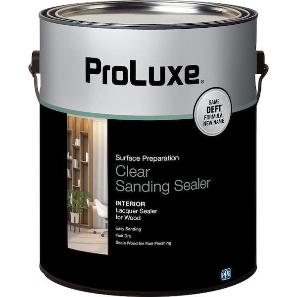 Proluxe Sanding Sealer, Satin, Liquid, Clear, 1 gal PLX015/01 - main