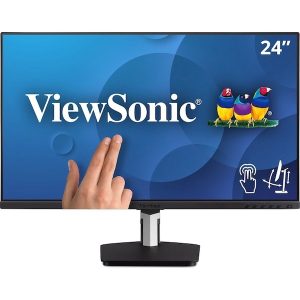 Viewsonic 24 10-point Touch Display (PCT) with Advanced Ergonomic Stand, 1920x1080 Resolution. TD2455 - main