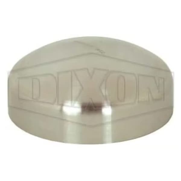 Dixon End Cap, Series: B16W, Fitting/Connector Type: Cap, 2 in Nominal Size, Butt Weld, 304 SS, Unpolished B16W-G200 - main
